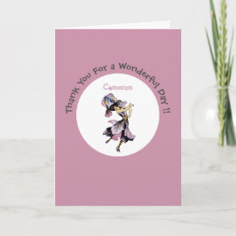 Iris - Fleur-de-Lis Whimsical Flower Party Supply Bedankkaart