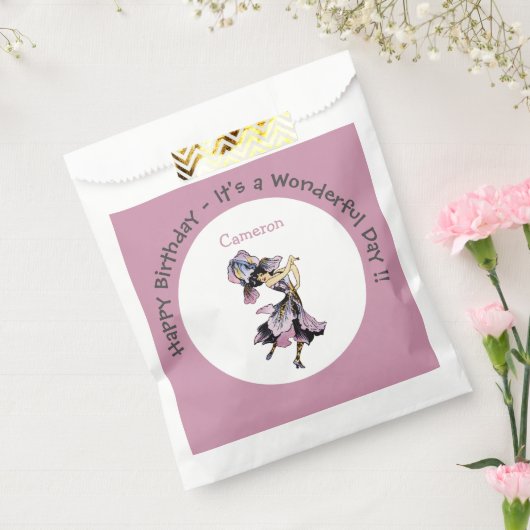 Iris - Fleur-de-Lis Whimsical Flower Party Supply Bedankzakje (Gezegeld)