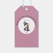 Iris - Fleur-de-Lis Whimsical Flower Party Supply Cadeaulabel (Voorkant)