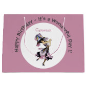 Iris - Fleur-de-Lis Whimsical Flower Party Supply Groot Cadeauzakje (Voorkant)