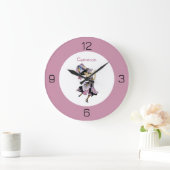 Iris - Fleur-de-Lis Whimsical Flower Party Supply Grote Klok (Huis)