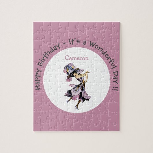 Iris - Fleur-de-Lis Whimsical Flower Party Supply Legpuzzel (Verticaal)