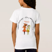 Iris - Fleur-de-Lis Whimsical Flower Party Supply T-shirt (Achterkant)