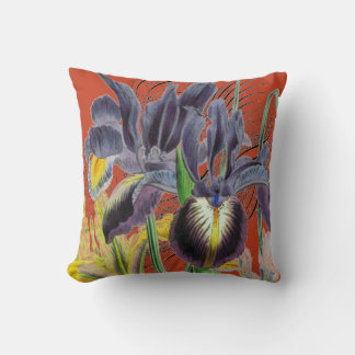 Iris Floral Fantasy Red 2.0 Kussen