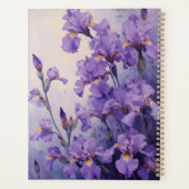 Iris Floral Spiral-Bound Planner Botanical Spring (Achterkant)