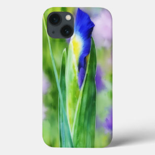 Iris Flower Bud Abstracte Stijl Kunst Telefoon Cas Case-Mate iPhone Case