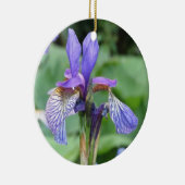Iris Flower Ceramic Ornament (Rechts)