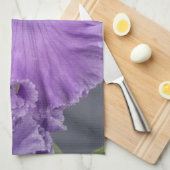 Iris Flower Flowers Paarse Lavendel Vrouwen Naam Theedoek (Quarter Fold)