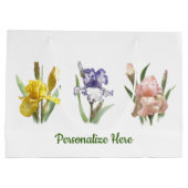 Iris Flower Garden Groot Cadeauzakje (Achterkant)