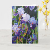 Iris Flower Garden Kaart (Gele Bloem)