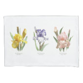 Iris Flower Garden Kussensloop (Voorkant)