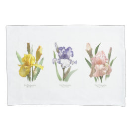 Iris Flower Garden Kussensloop