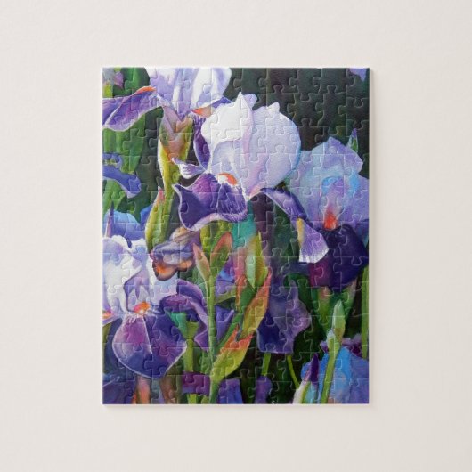 Iris Flower Garden Legpuzzel (Verticaal)