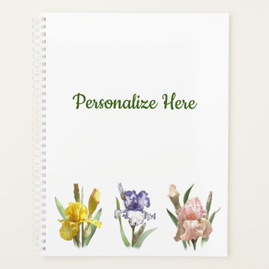 Iris Flower Garden Planner (Voorkant)