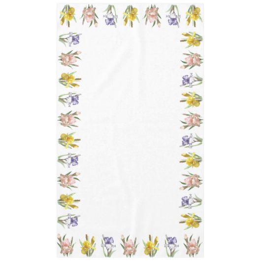 Iris Flower Garden Tafelkleed (Voorkant)