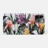 Iris Flower Garden Waterverf personaliseren Case-Mate iPhone Case (Achterkant (horizontaal))