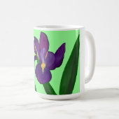 Iris Flower-Mok Koffiemok (Voorkant rechts)