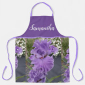 Iris Flower Paars Lavender Lila Schort (Voorkant)