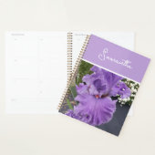 Iris Flower Paars Lavender Lila Schort Planner (Display)