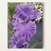 Iris Flower Paars Lavender Lila Schort Planner (Achterkant)