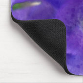 Iris Flower Paars Waterverf Muismat (Hoek)