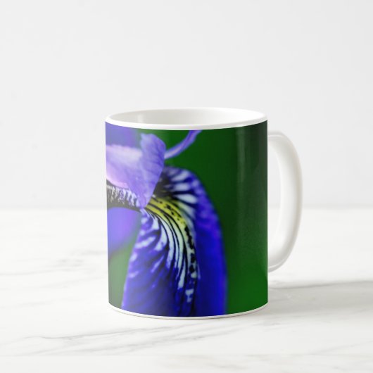 Iris Flower Personalized Koffiemok (Voorkant rechts)