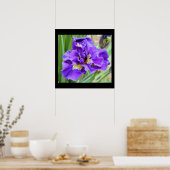 Iris Flower Photo Poster (Keuken)