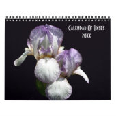 Iris Flower Photography  Kalender (Hoes)