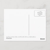 Iris Flower Spring Flowers Floral Painting Paars Briefkaart (Achterkant)