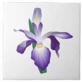 Iris Flower Tegeltje (Voorkant)