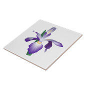 Iris Flower Tegeltje (Zijkant)