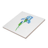 Iris flower tegeltje (Zijkant)