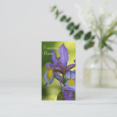 Iris Flower Visitekaartjes (Staand voorkant)