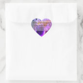 Iris Flower Vrijgezellenfeest Heart Stickers (Tas)