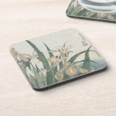 Iris Flowers and Grasshopper, c.1830-31 Bier Onderzetter (Linkerzijde)