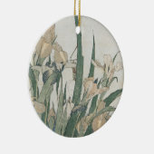 Iris Flowers and Grasshopper, c.1830-31 Keramisch Ornament (Rechts)
