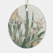 Iris Flowers and Grasshopper, c.1830-31 Keramisch Ornament (Links)