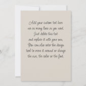  Iris Flowers Botanische Waterverf Opmerking Kaart (Achterkant)