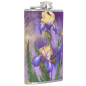 Iris Flowers Flask Heupfles (Rechts)