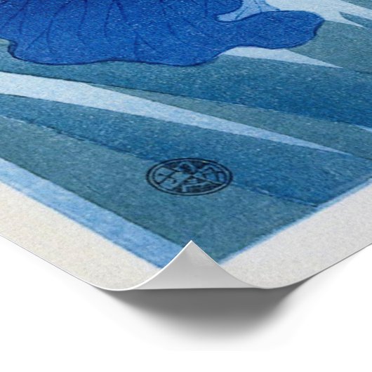  Iris Flowers Illustratie Poster (Hoek)