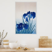 Iris Flowers Illustratie Poster (Keuken)