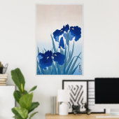 Iris Flowers Illustratie Poster (Thuiskantoor)