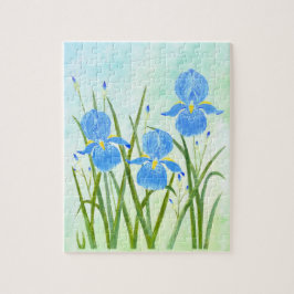 Iris Flowers Jigzaag Puzzle Legpuzzel
