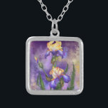 Iris Flowers Ketting Irises - Schilderen<br><div class="desc">Mooie Iris Flowers MIGNED Painting</div>