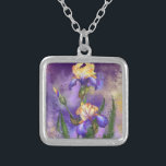 Iris Flowers Ketting Irises - Schilderen<br><div class="desc">Mooie Iris Flowers MIGNED Painting</div>