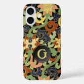 Iris Flowers Monogram Case-Mate iPhone Case (Achterkant)