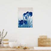 Iris Flowers Ohara Koson  Japans Print (Keuken)