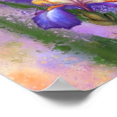 Iris Flowers Poster Irises Painting (Hoek)