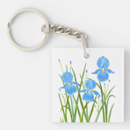 Iris Flowers Sleutelhanger