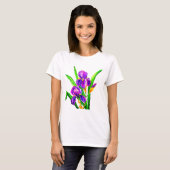 Iris Flowers T-shirt (Voorkant volledig)